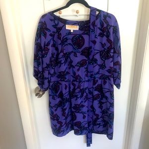 Anthropologie Sunner floral mini dress